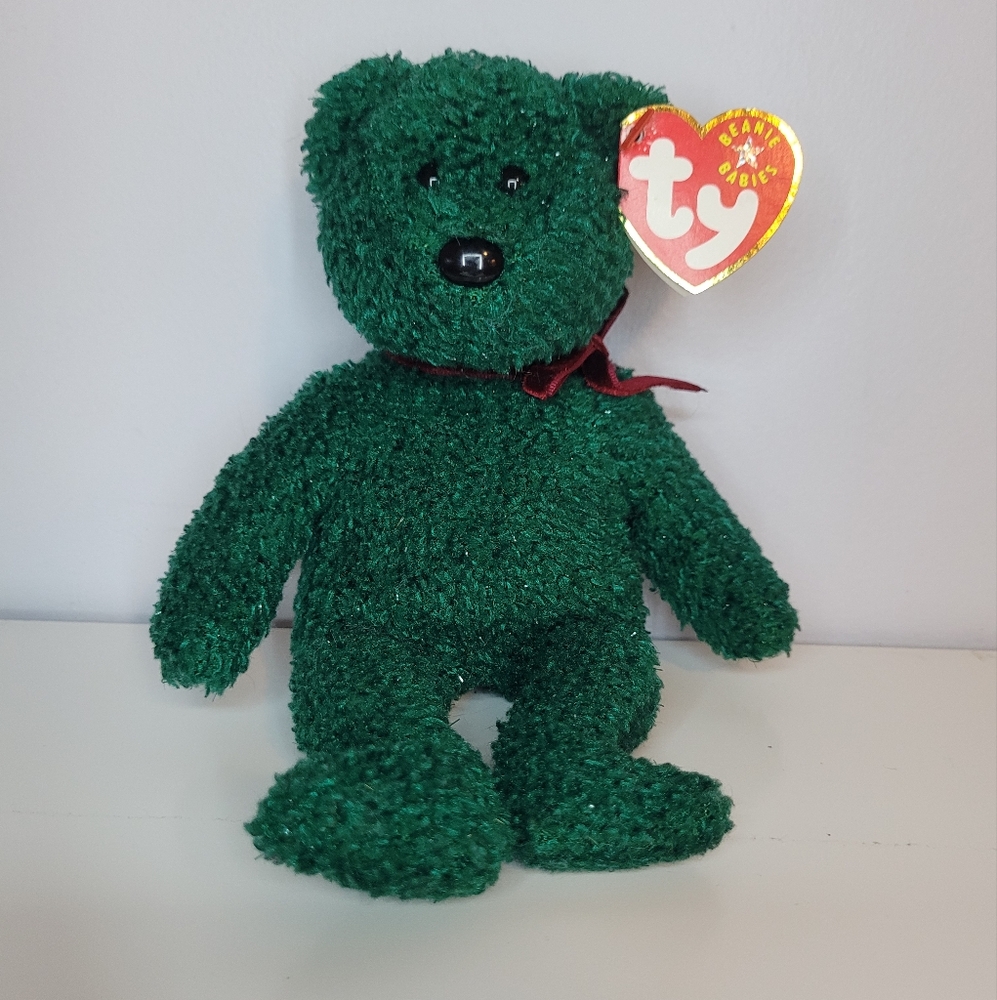 2001 Holiday Teddy ty BEANIE BABIES